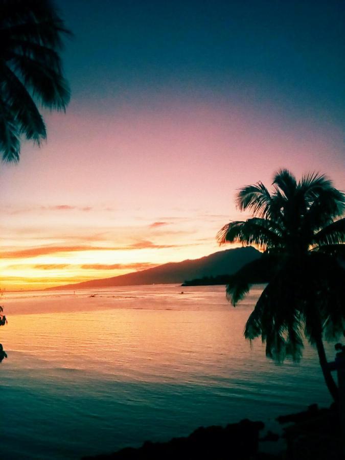 Bungalow Vue Lagon 180 Degre, La Maison Bleue Moorea Exteriör bild