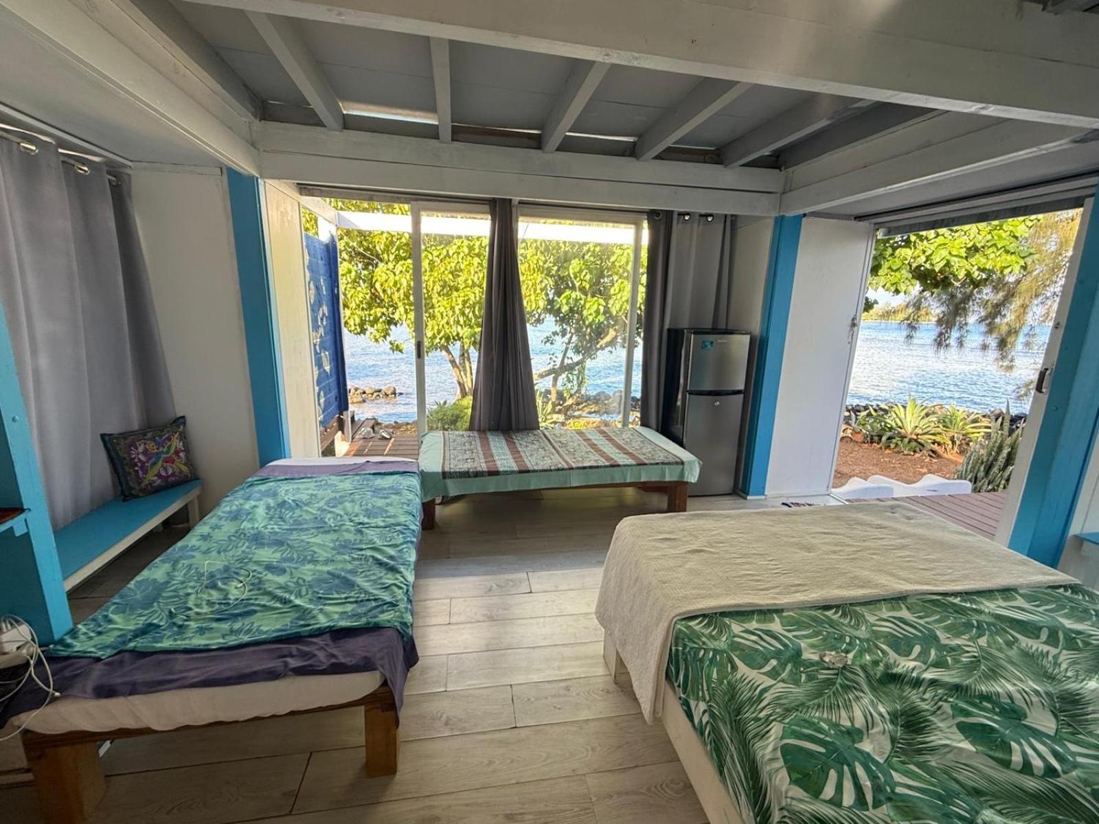 Bungalow Vue Lagon 180 Degre, La Maison Bleue Moorea Exteriör bild